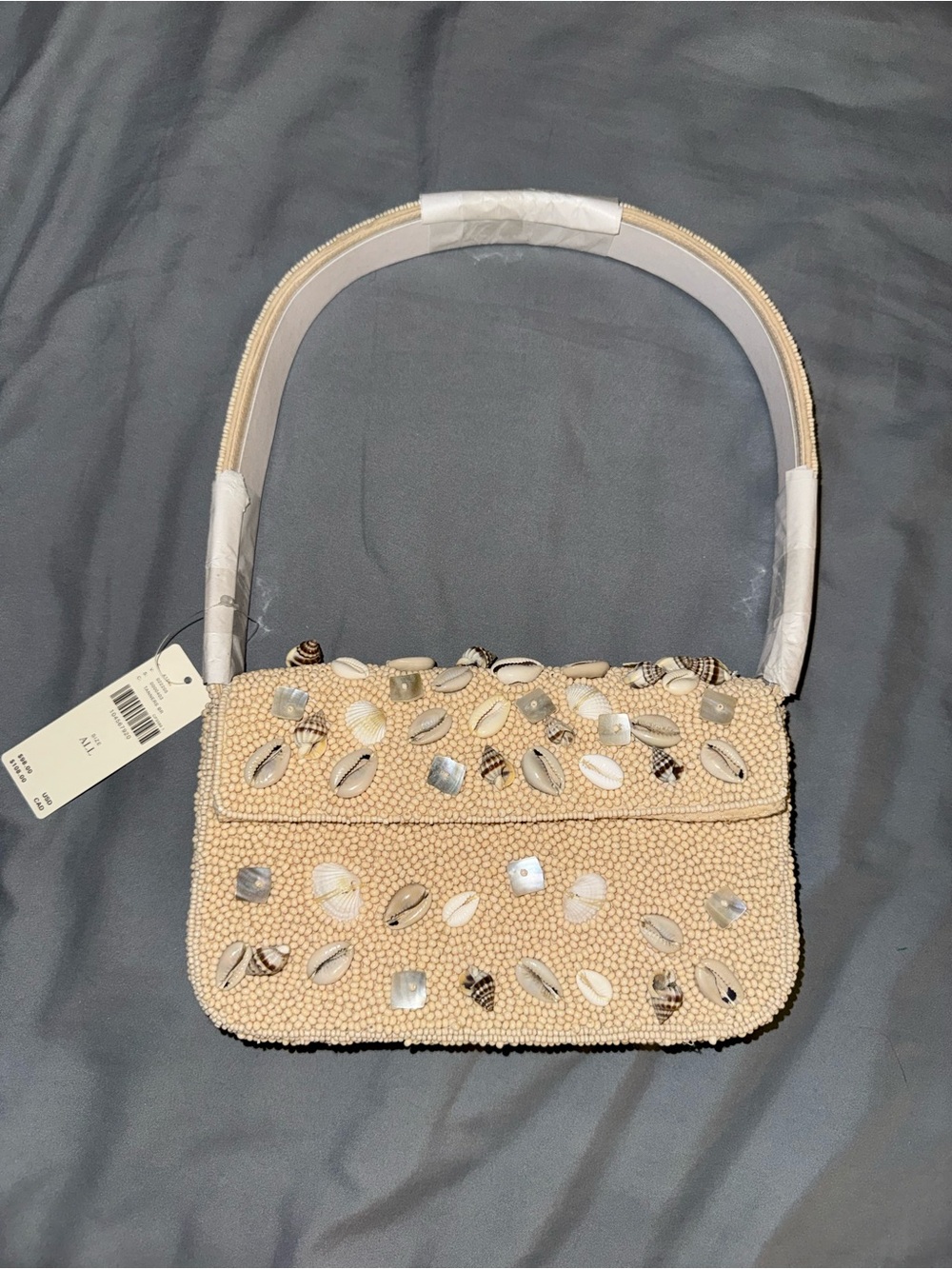 Beaded Shell Shoulder Bag New with Tags
